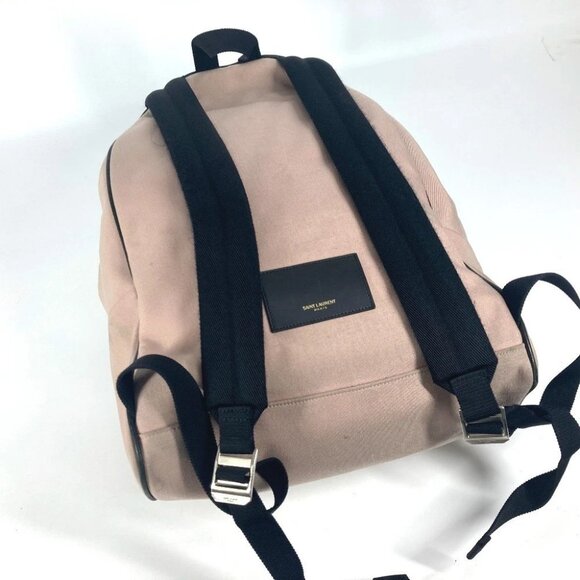 SAINT LAURENT PARIS 326865 logo bag Backpack Pink BeigeBased/Black main image 11